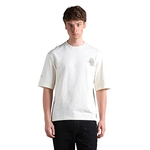 Hubberholme Men Cotton Terry Printed Oversized Round