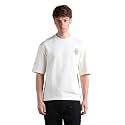 Hubberholme Men Cotton Terry Printed Oversized Round