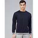 Hubberholme Men Navy Blue Sweatshirt