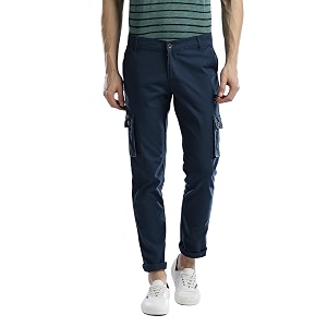 hubberholme men39s casual cargo trousers - strechable premium pants cotton trousers long pants regular fit with 6 pockets