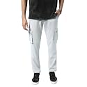 Hubberholme Men's Casual Cargo Trousers - Strechable Premium Pants Cotton Trousers Long Pants Regular fit with 6 Pockets
