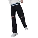 Hubberholme Women39s Knee Ripped Dad Fit Jeans