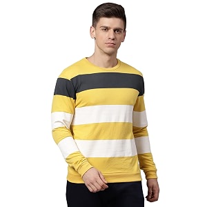 Hubberholme Womens Winter Wear Cotton Blend Striped