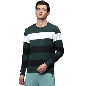 Hubberholme Womens Winter Wear Cotton Blend Striped