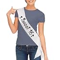 Sweet 16 Sash for Girls Birthday Party Decoration