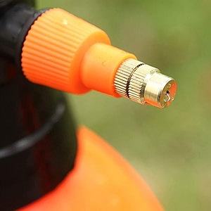 hubture garden pump pressure sprayer lawn sprinkler water mister spray bottle for herbicides pesticides fertilizers plants flowers 2 l capacity multicolor