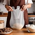 HUBTURE Silicon Atta Kneading Dough Maker Bag – Reusable Silicone Kneading Bag for Bread, Pizza, Pastry & More | Multipurpose Food-Grade Mixing & Storage Tool