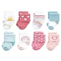 Hudson Baby Baby 8-pack Cotton Rich Newborn and Terry Socks