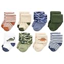 Hudson Baby Baby 8-pack Cotton Rich Newborn and Terry Socks