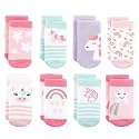 Hudson Baby Baby 8-pack Cotton Rich Newborn and Terry Socks