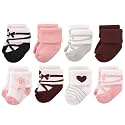 Hudson Baby Baby 8-pack Cotton Rich Newborn and Terry Socks