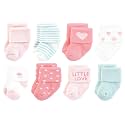 Hudson Baby Baby 8-pack Cotton Rich Newborn and Terry Socks