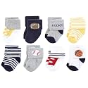 Hudson Baby Baby 8-pack Cotton Rich Newborn and Terry Socks