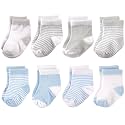 Hudson Baby Baby 8-pack Cotton Rich Newborn and Terry Socks