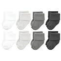 Hudson Baby Baby 8-pack Cotton Rich Newborn and Terry Socks