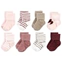 Hudson Baby Baby 8-pack Cotton Rich Newborn and Terry Socks
