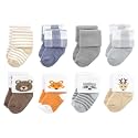 Hudson Baby Baby 8-pack Cotton Rich Newborn and Terry Socks
