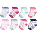 Hudson Baby Baby 8-pack Cotton Rich Newborn and Terry Socks