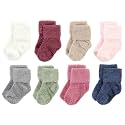 Hudson Baby Baby 8-pack Cotton Rich Newborn and Terry Socks
