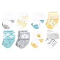 Hudson Baby Baby 8-pack Cotton Rich Newborn and Terry Socks