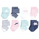 Hudson Baby Baby 8-pack Cotton Rich Newborn and Terry Socks