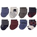 Hudson Baby Baby 8-pack Cotton Rich Newborn and Terry Socks
