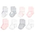 Hudson Baby Baby 8-pack Cotton Rich Newborn and Terry Socks