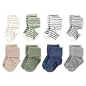 Hudson Baby Baby 8-pack Cotton Rich Newborn and Terry Socks