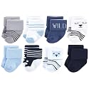 Hudson Baby Baby 8-pack Cotton Rich Newborn and Terry Socks