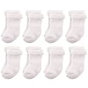 Hudson Baby Baby 8-pack Cotton Rich Newborn and Terry Socks