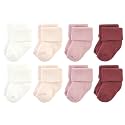 Hudson Baby Baby 8-pack Cotton Rich Newborn and Terry Socks