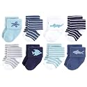 Hudson Baby Baby 8-pack Cotton Rich Newborn and Terry Socks