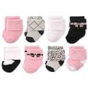 Hudson Baby Baby 8-pack Cotton Rich Newborn and Terry Socks