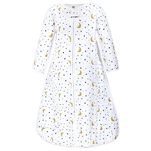 hudson baby baby-boys long sleeve muslin sleeping bag wearable blanket sleep sack