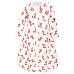 hudson baby baby-boys long sleeve muslin sleeping bag wearable blanket sleep sack