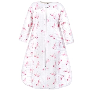 hudson baby baby-boys long sleeve muslin sleeping bag wearable blanket sleep sack