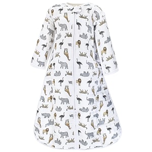 hudson baby baby-boys long sleeve muslin sleeping bag wearable blanket sleep sack