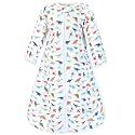 Hudson Baby baby-boys Long Sleeve Muslin Sleeping Bag, Wearable Blanket, Sleep Sack