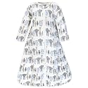 Hudson Baby baby-boys Long Sleeve Muslin Sleeping Bag, Wearable Blanket, Sleep Sack