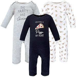 hudson baby baby cotton union suit 3 pack