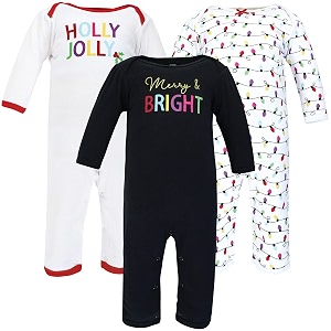 hudson baby baby cotton union suit 3 pack