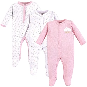 hudson baby baby cotton union suit 3 pack