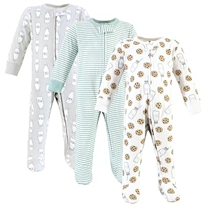 hudson baby baby cotton union suit 3 pack