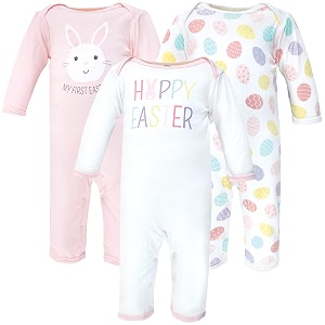 hudson baby baby cotton union suit 3 pack