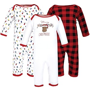 hudson baby baby cotton union suit 3 pack