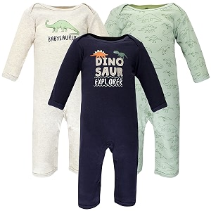 hudson baby baby cotton union suit 3 pack