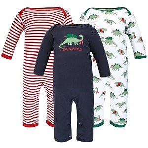 hudson baby baby cotton union suit 3 pack