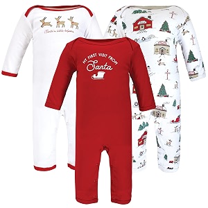 hudson baby baby cotton union suit 3 pack