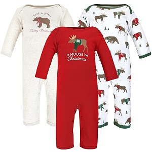 hudson baby baby cotton union suit 3 pack