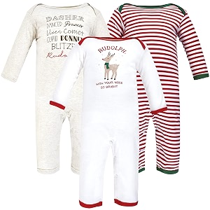 hudson baby baby cotton union suit 3 pack